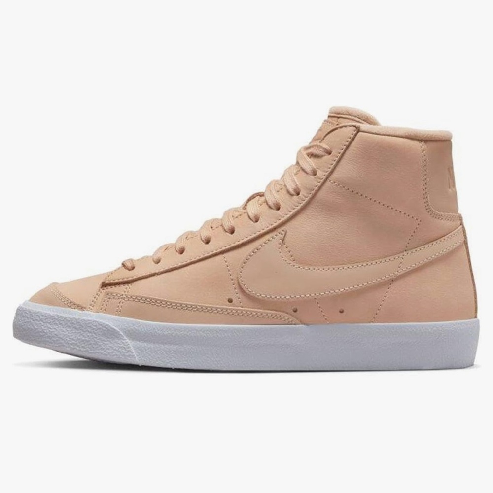 Nike Tan High-Top Sneakers Light Brown Vachetta Retro Vachetta Basketball shoes